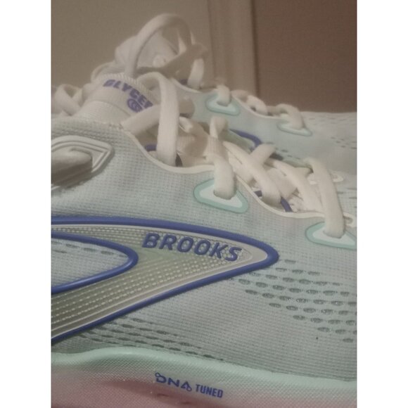 Brooks Glycerin GTS 22 Womens Size 8 B Blue Pink Athletic Running Shoes Sneakers - Picture 4 of 15